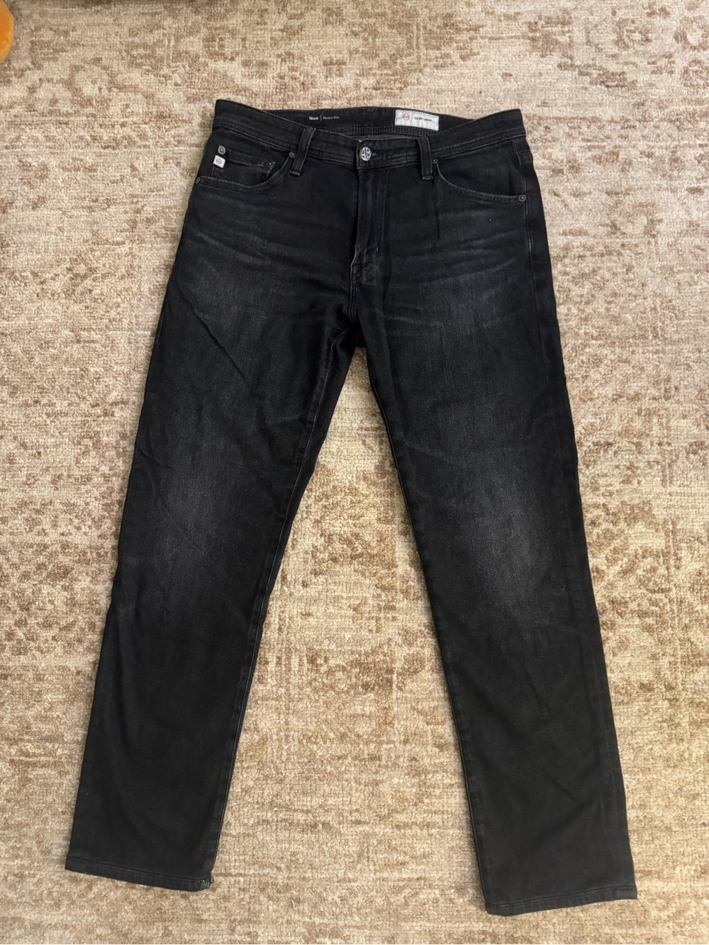 AG Black Modern Slim Jeans